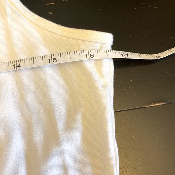 Rickis off white long open front cardigan and tank - Picture 8 of 12